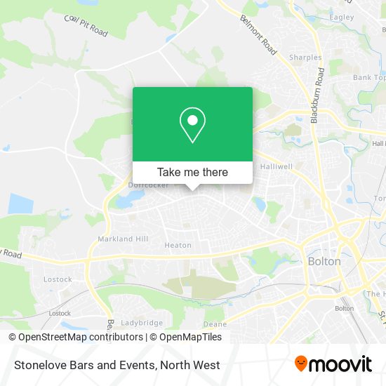 Stonelove Bars and Events map