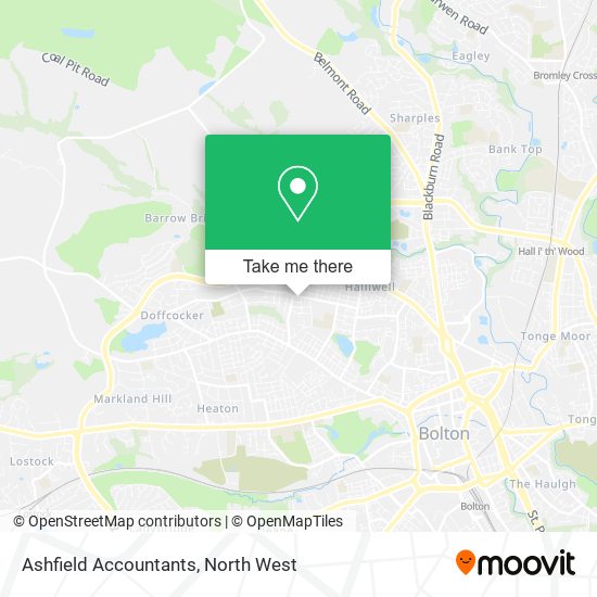 Ashfield Accountants map