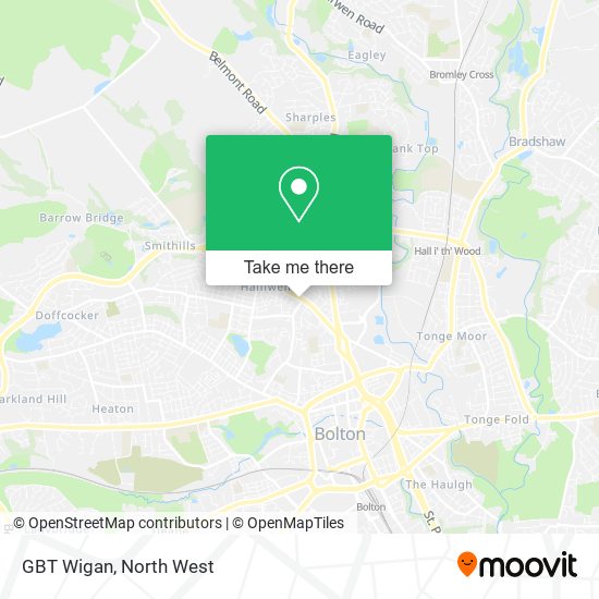 GBT Wigan map