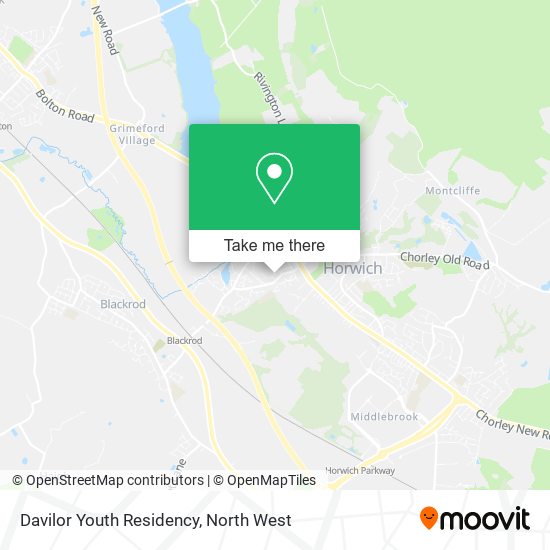 Davilor Youth Residency map