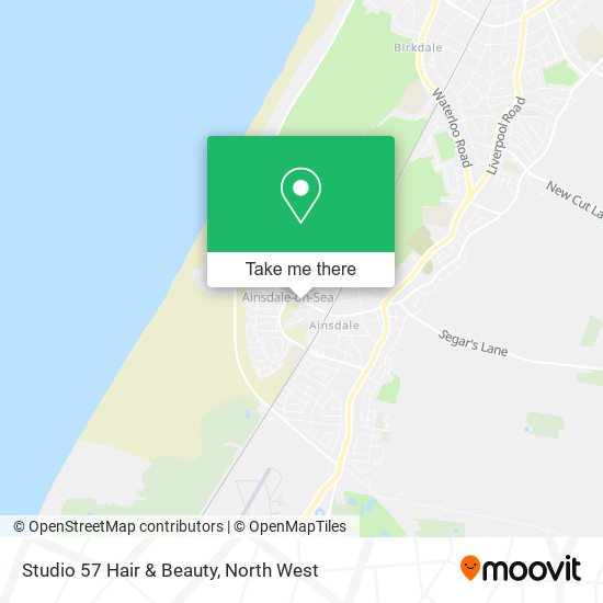 Studio 57 Hair & Beauty map