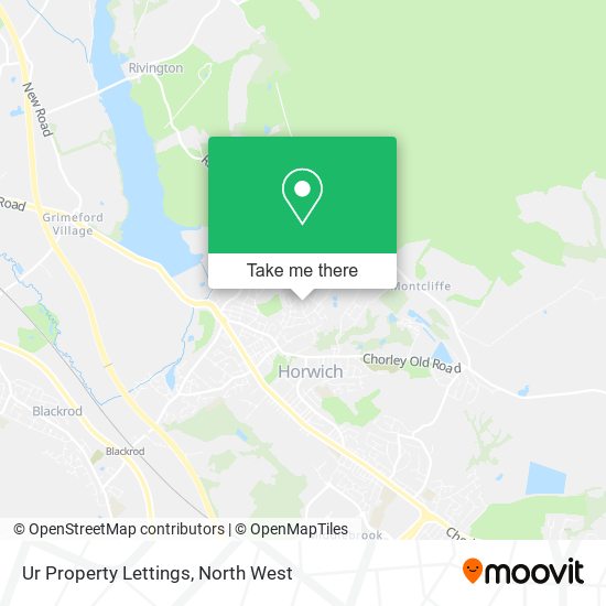 Ur Property Lettings map