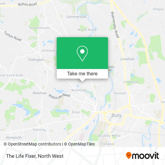 The Life Fixer map