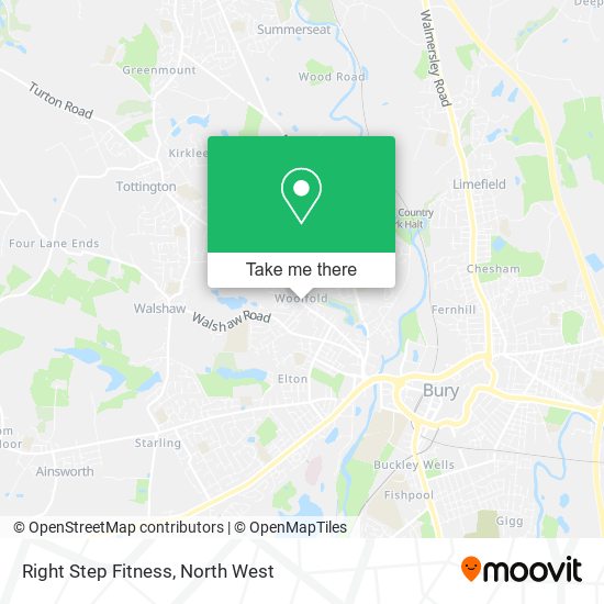 Right Step Fitness map