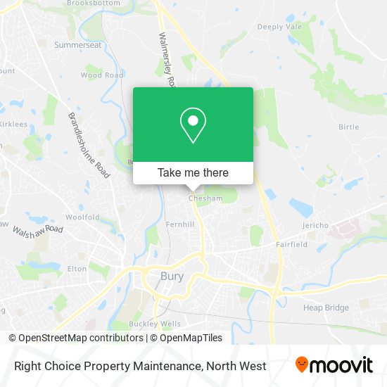 Right Choice Property Maintenance map