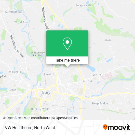 VW Healthcare map