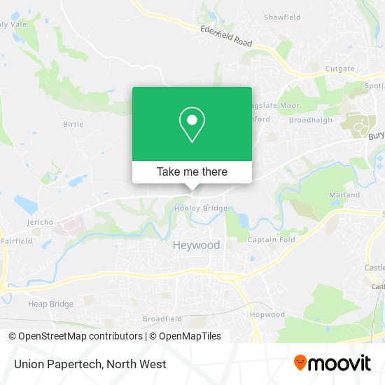 Union Papertech map