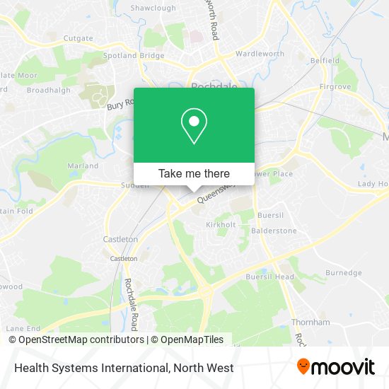 Health Systems International map