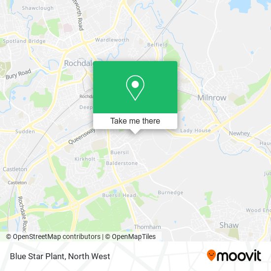 Blue Star Plant map