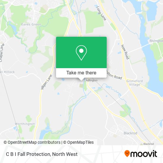 C B I Fall Protection map