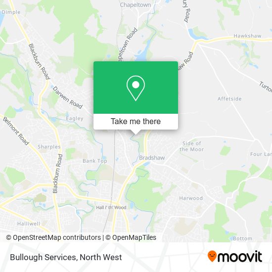 Bullough Services map