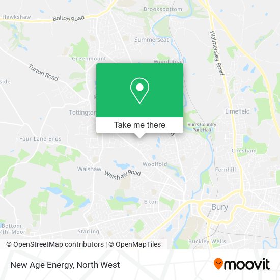 New Age Energy map