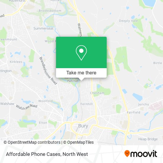 Affordable Phone Cases map