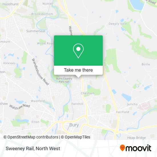 Sweeney Rail map