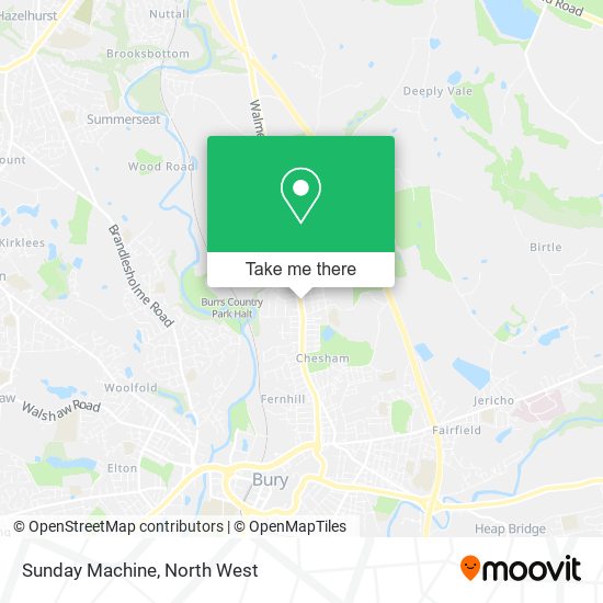Sunday Machine map
