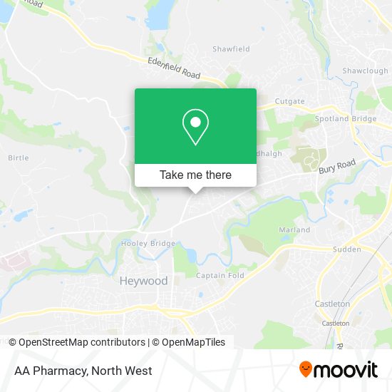AA Pharmacy map