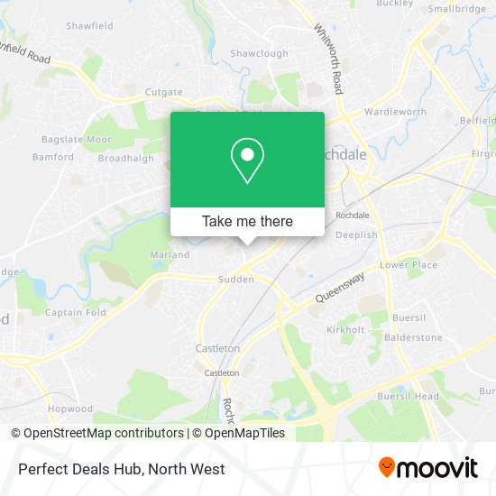 Perfect Deals Hub map