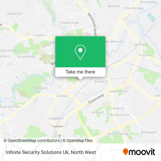 Infinite Security Solutions Uk map