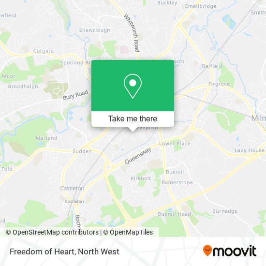 Freedom of Heart map