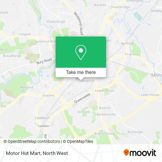 Motor Hut Mart map