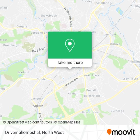 Drivemehomeshaf map