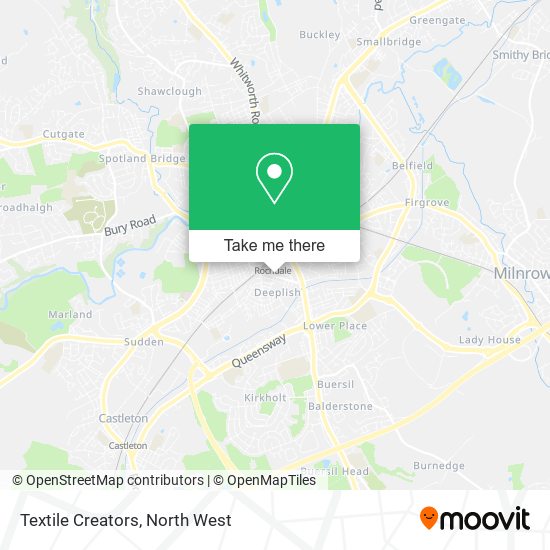 Textile Creators map