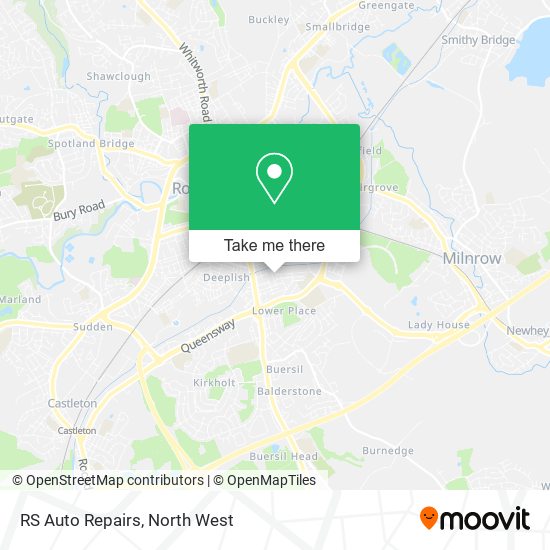 RS Auto Repairs map