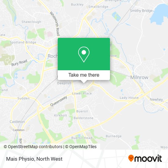 Mais Physio map