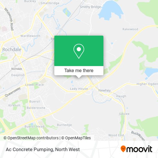 Ac Concrete Pumping map
