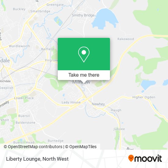 Liberty Lounge map