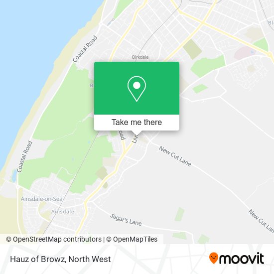Hauz of Browz map