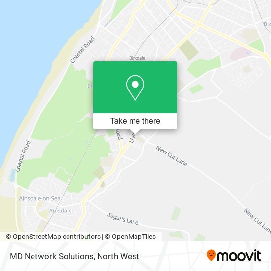 MD Network Solutions map