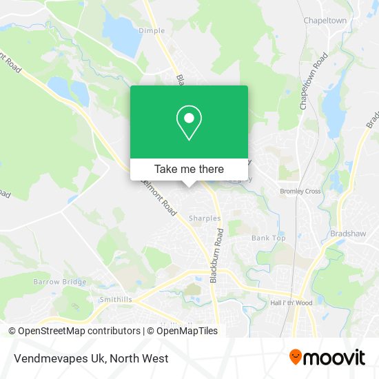 Vendmevapes Uk map