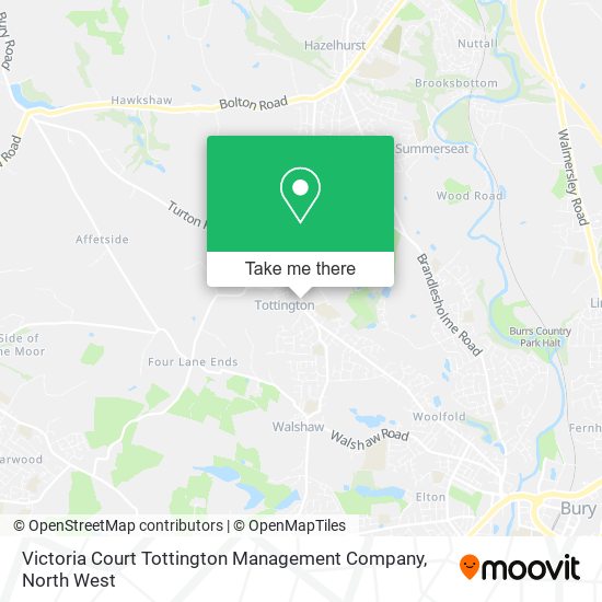 Victoria Court Tottington Management Company map