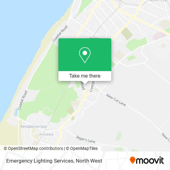 Emergency Lighting Services map