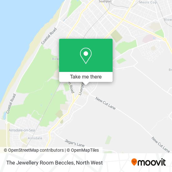 The Jewellery Room Beccles map