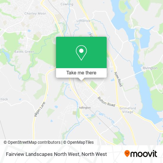 Fairview Landscapes North West map