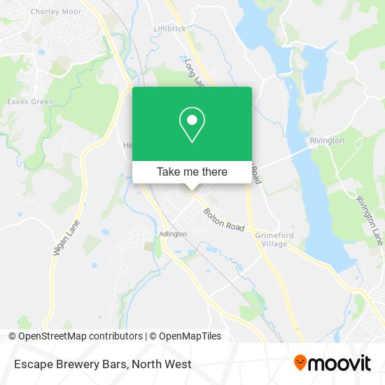 Escape Brewery Bars map