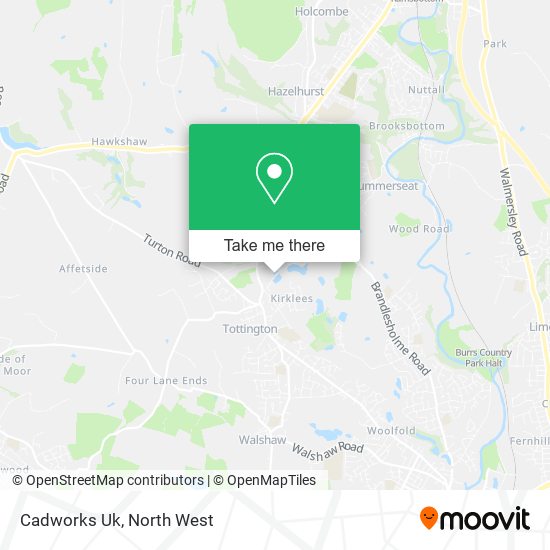 Cadworks Uk map
