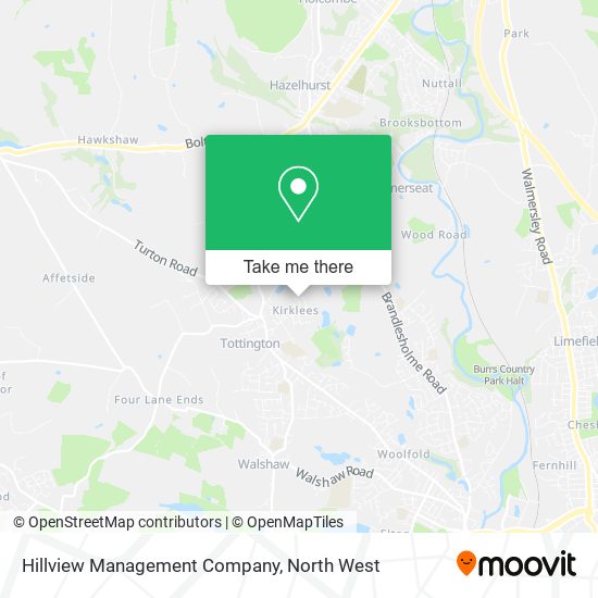 Hillview Management Company map