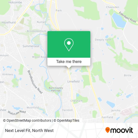 Next Level Fit map