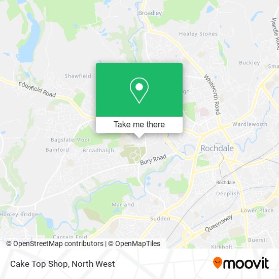 Cake Top Shop map