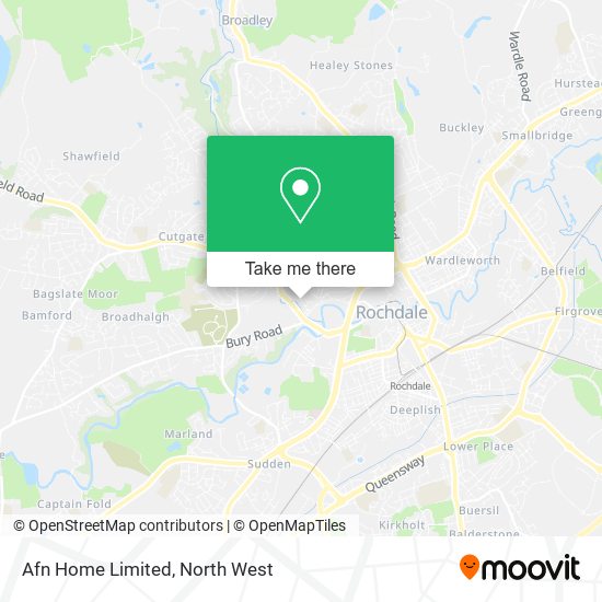 Afn Home Limited map