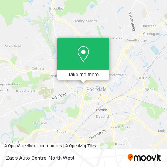 Zac's Auto Centre map