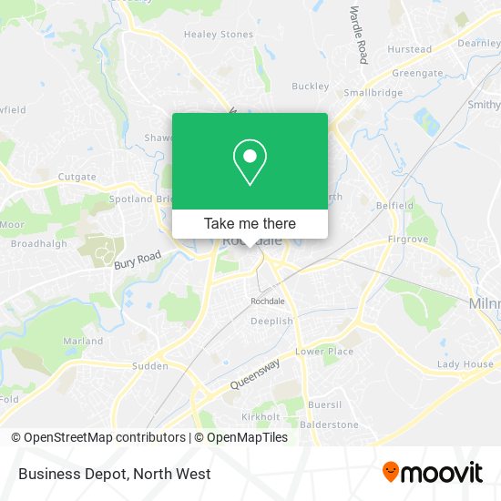 Business Depot map
