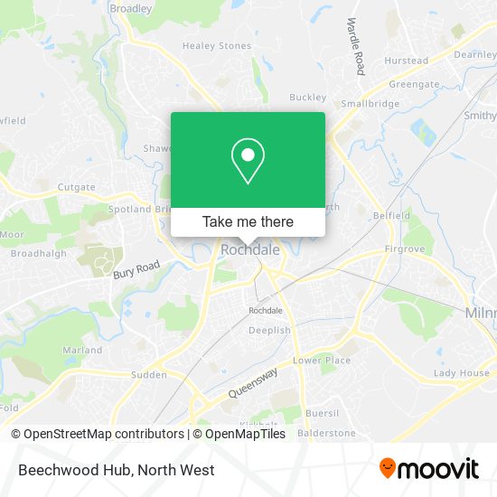 Beechwood Hub map
