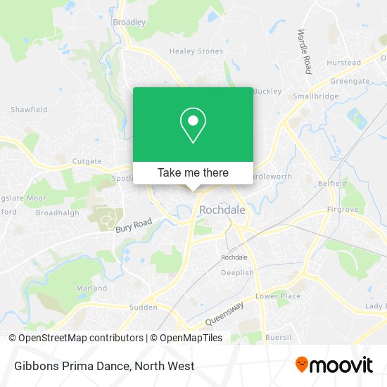 Gibbons Prima Dance map