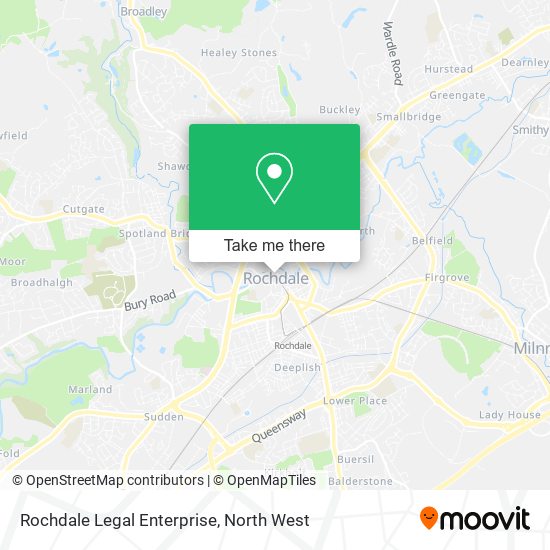 Rochdale Legal Enterprise map