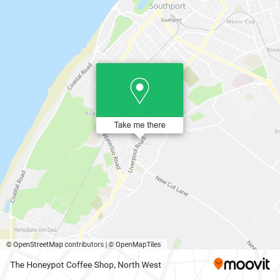 The Honeypot Coffee Shop map