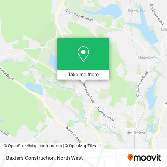 Baxters Construction map